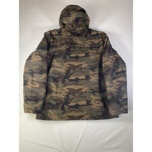 Mens Bass Creek Workwear Full Zip Hooded Jacket Camouflage Size Large